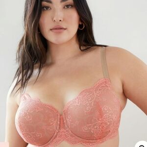 ☕️THIRDLOVE 24/ 7 LACE BALCONETTE UNDERWIRE BRA SIZE 36F